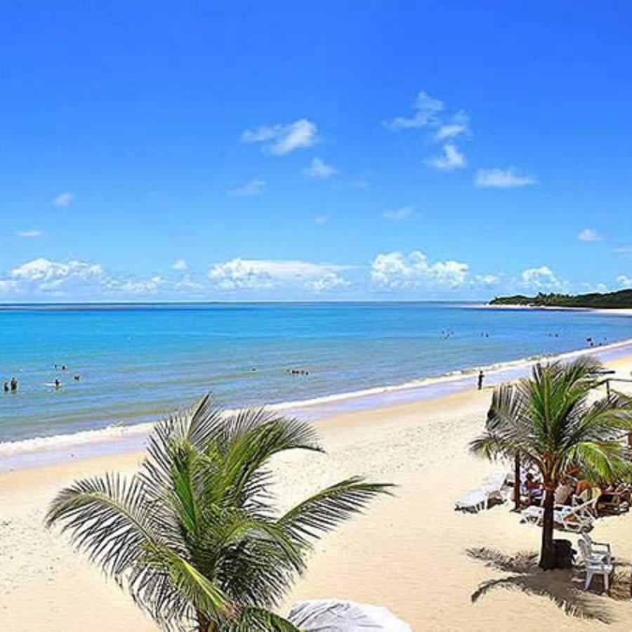 De Frente Pra Praia Apartamento Da Cris Taperapua - Condominio America Praia Flat Porto Seguro Zewnętrze zdjęcie